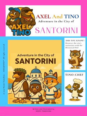 cover image of AXEL&GINO Ad enture in the city of Santorini